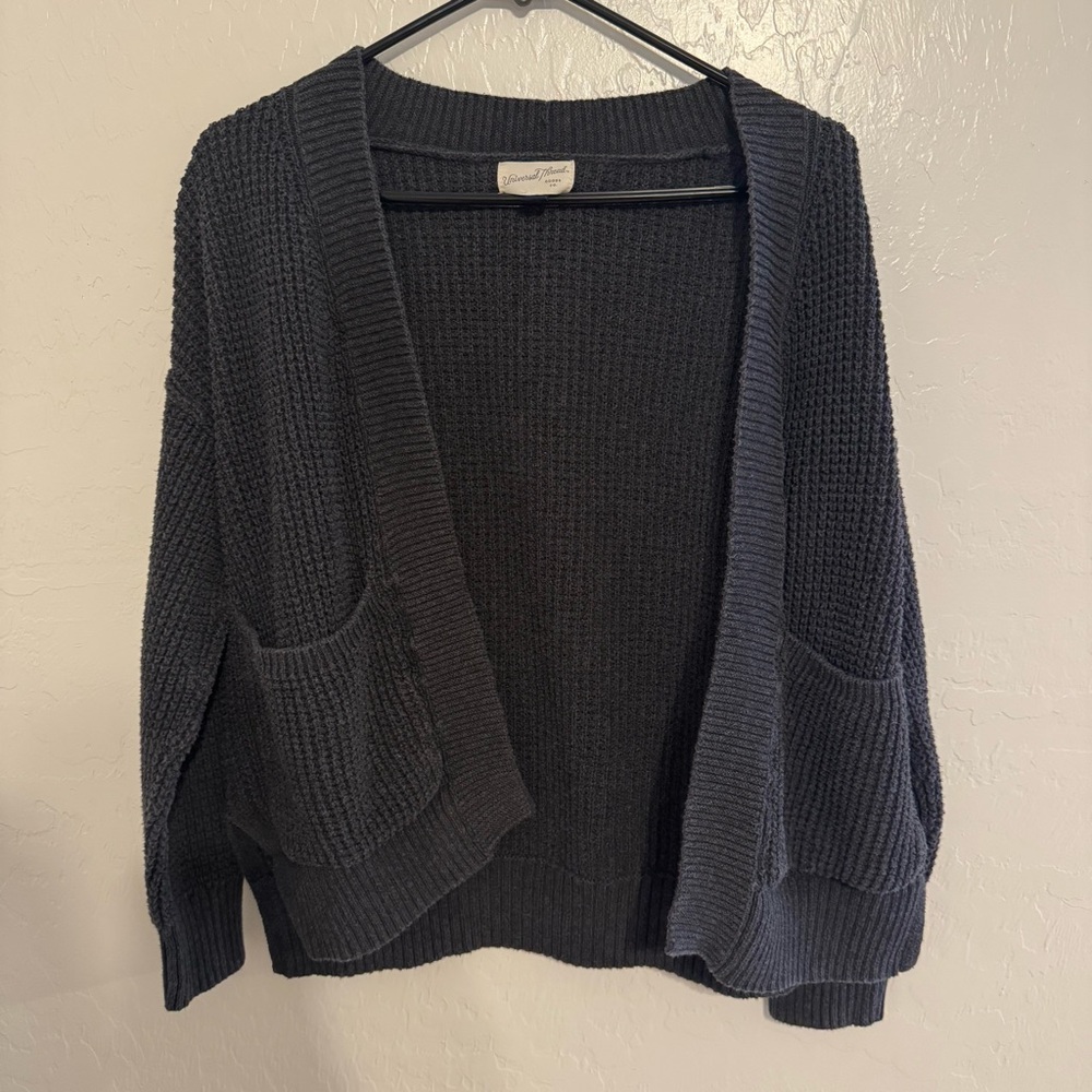 Universal Thread XS Navy Blue Knit Sweater 100% Cotton